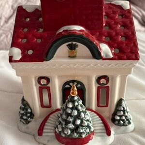 Waterford Ceramic Christmas/Holiday Tea Light House